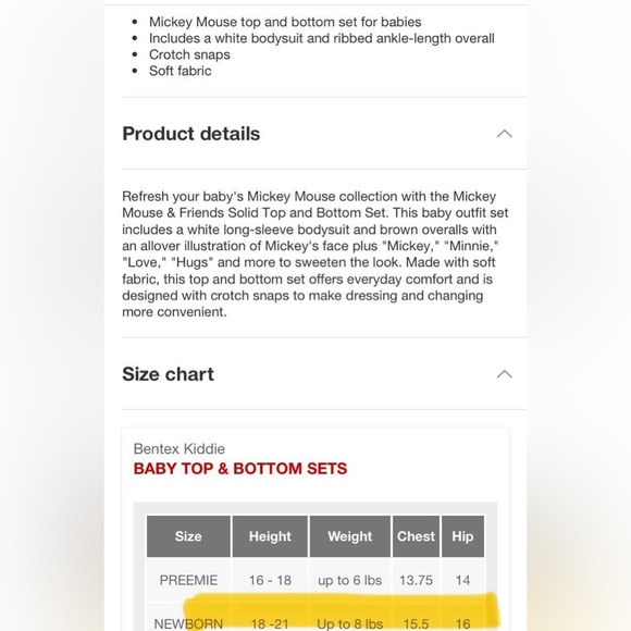 Baby Boys' Mickey Mouse & Friends Top and Bottom Set - Light Brown - Newborn - Picture 5 of 7